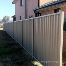 Low Price 0.8mm Rail and Post Colorbond Metal Fence